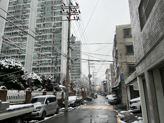 본건 주위 전경 - 남동측에서 촬영