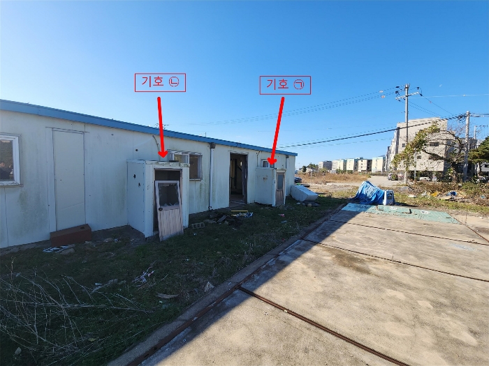 기호 ㉠, ㉡ 전경(북측에서 촬영)