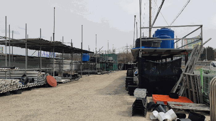 본건 번호 (1) 토지 동측부분 전경