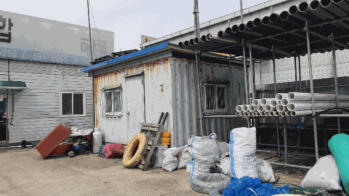 본건 번호 (ㄴ) 콘테이너 전경