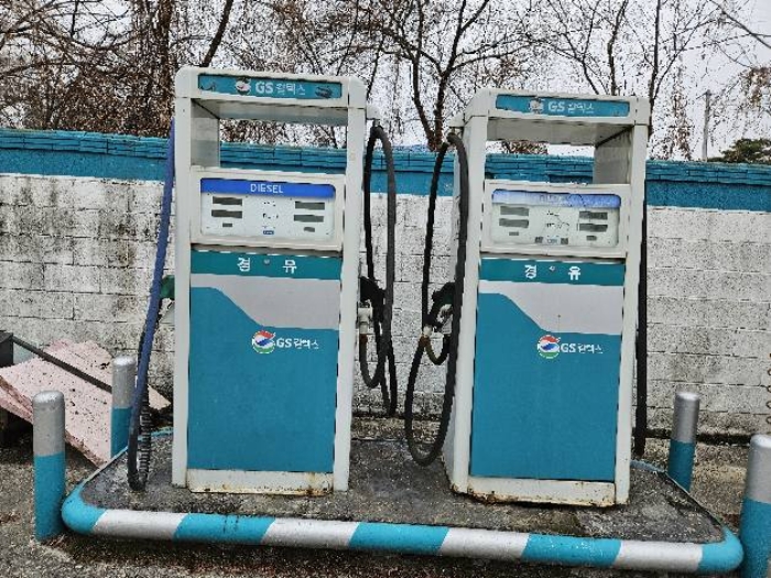 제시 기계기구 목록 주유기 2개(경유)