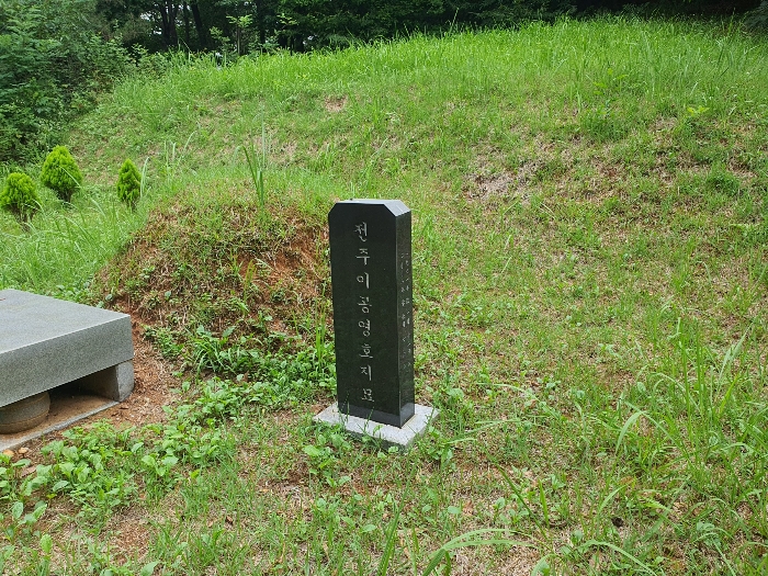 본건 소재 분묘 전경