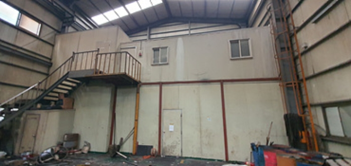 제시 건물-사무실/화장실/탕비실/창고 및 직원숙소 전경