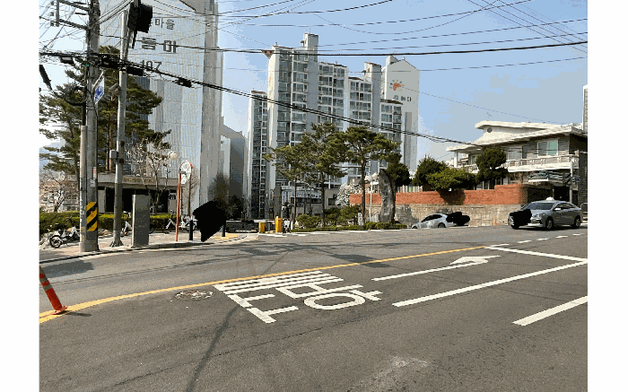 푸른마을 동아아파트 주출입구