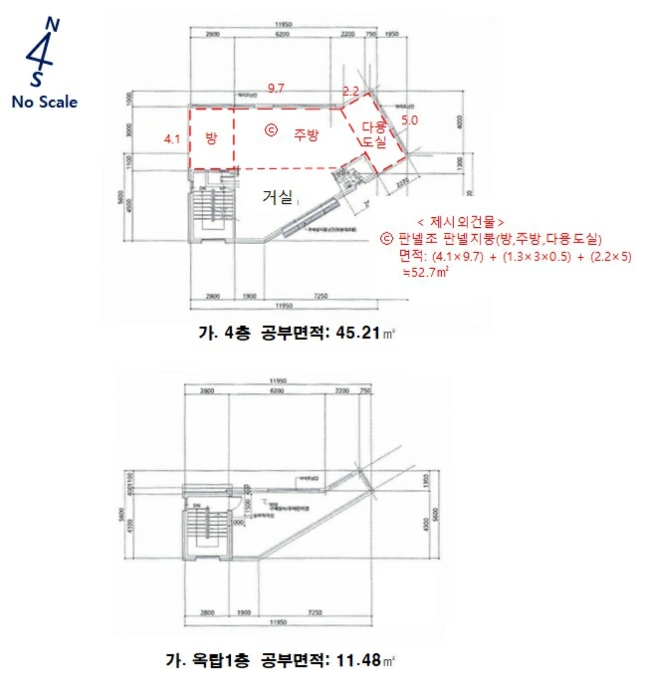 건 물 개 황 및 내 부 구 조 도
