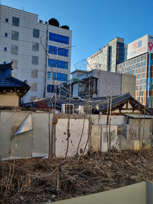 본건 건물 후면 전경(40-10 토지에서 촬영)