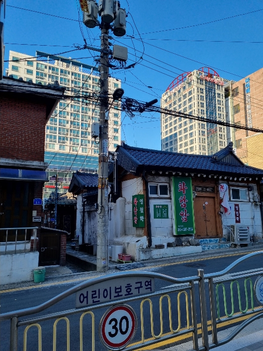 본건 토지 남측 접?m도로 전경