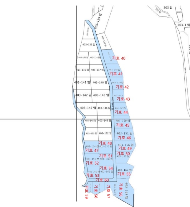 지적 및 건물개황도
