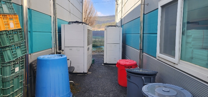 저온냉동창고 실외기