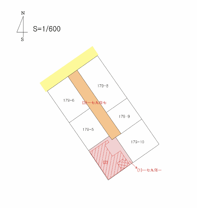 지 적 및 건 물 개 황 도