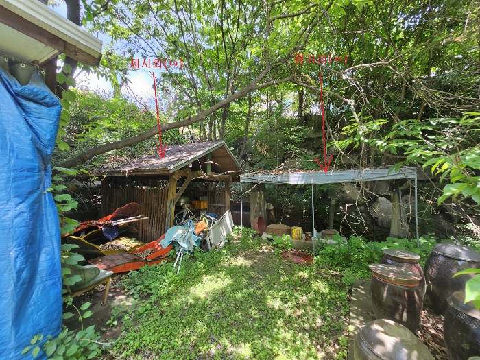 제시외(ㅁ-창고),평가외(ㅂ) - 남서측 촬영