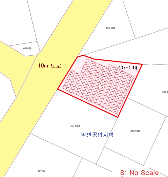 토지 건물개황도