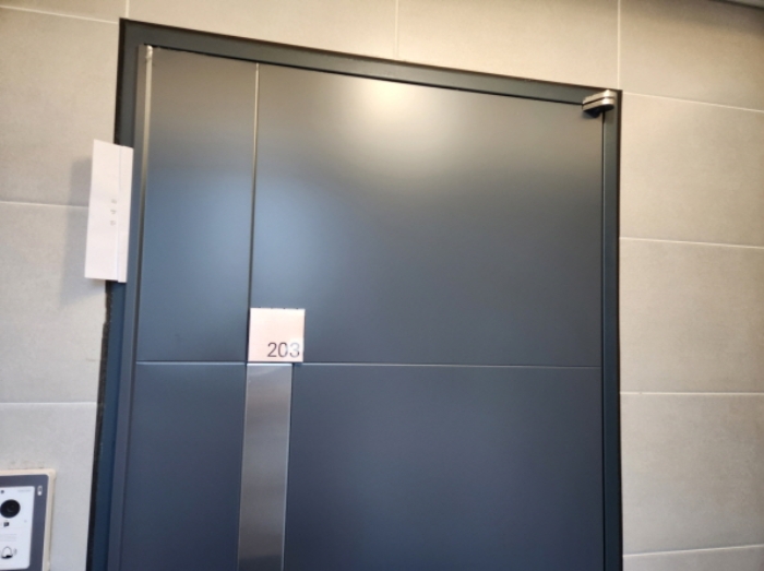 203호 안내문 부착