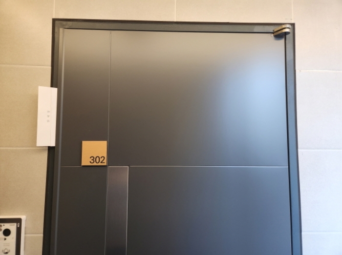 302호 안내문 부착