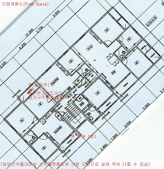 건 물 개 황 도(Free Scale)