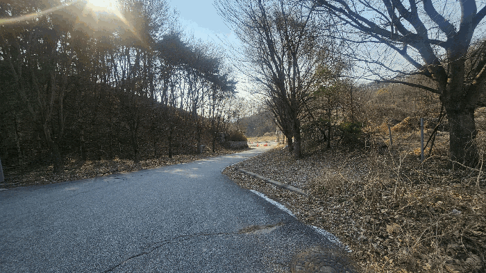 일련번호 2), 3) 인접도로 전경