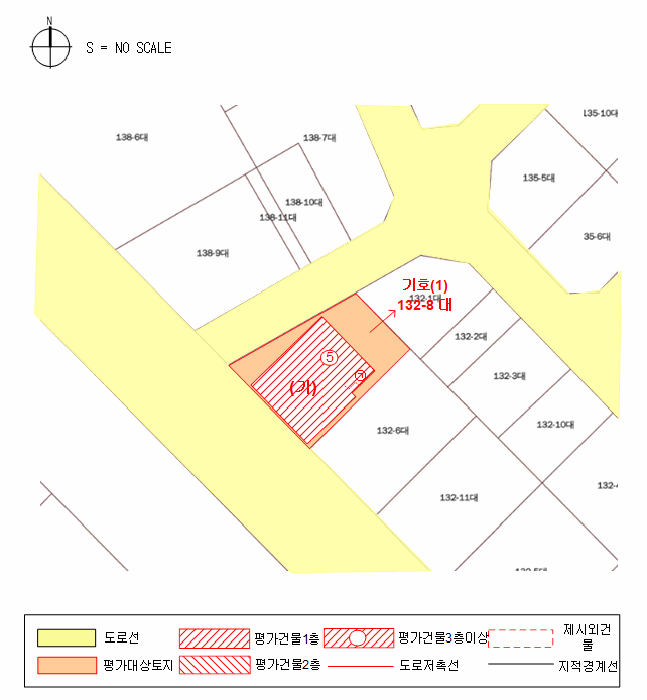 지적 및 건물개황도