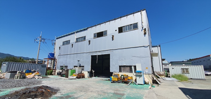 기호 2 제시 건물 (나) 단층공장 전경