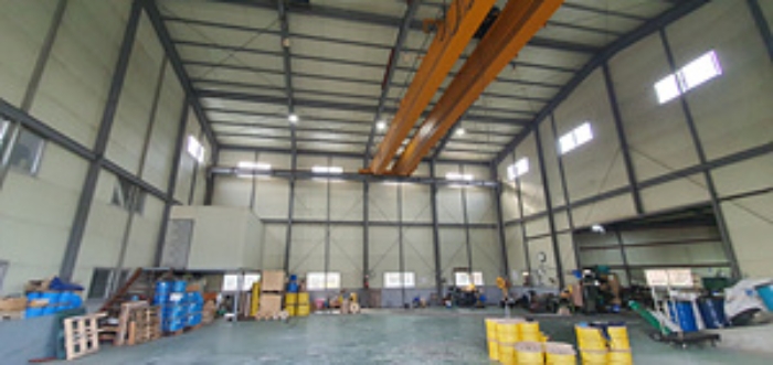 기호 3의 제시목록 부속 단층창고 및 사무실내 전경