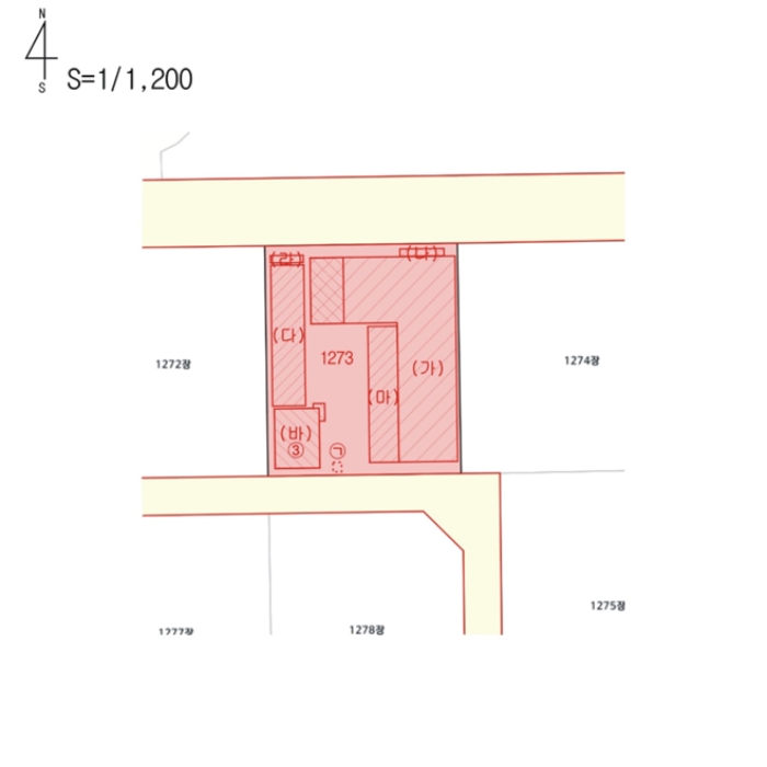 지적 및 건물개황도