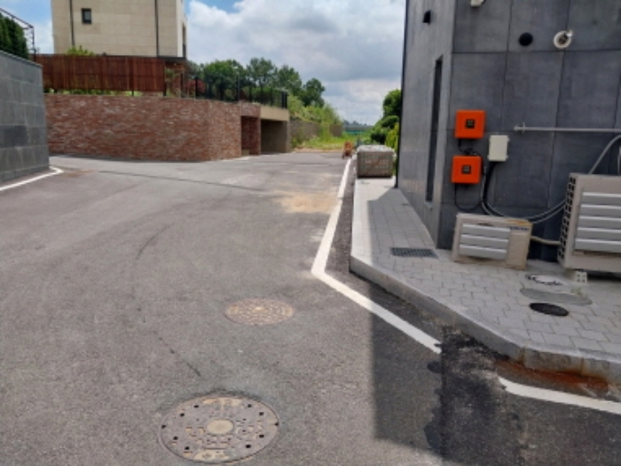 목록 3 포장도로로 사용 부분