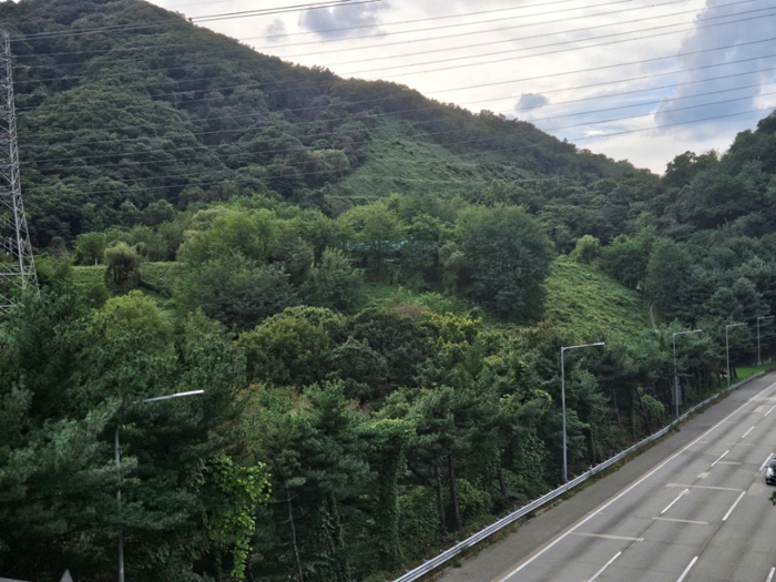 본건 지상 송전선(북동쪽에서 촬영)