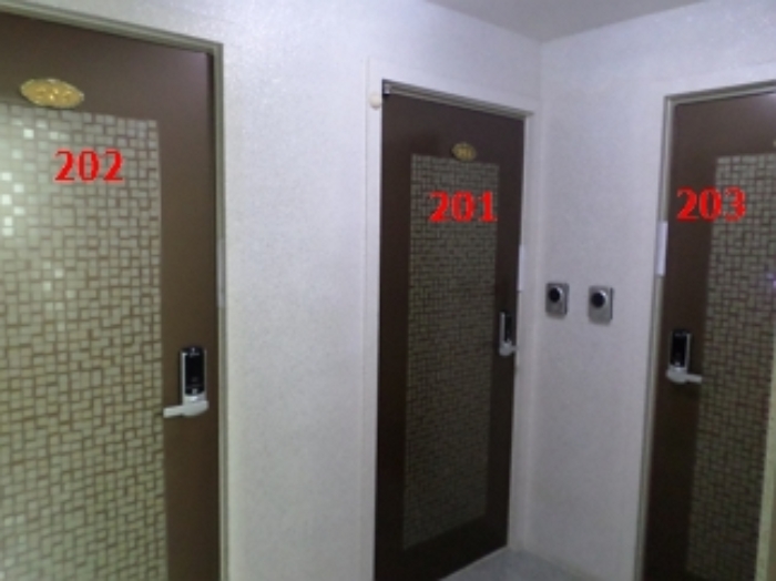 2층 복도에서 촬영