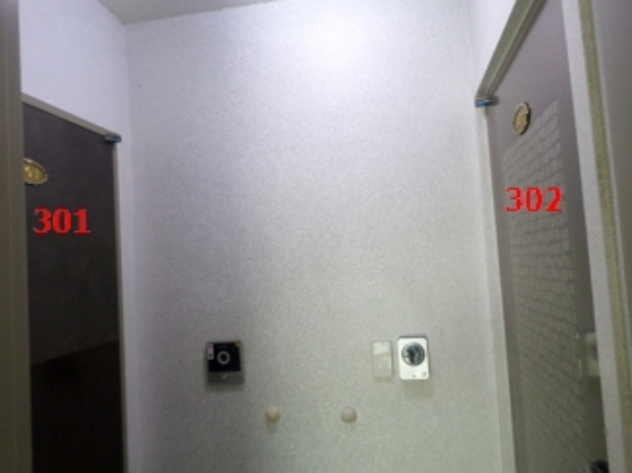 3층 복도에서 촬영