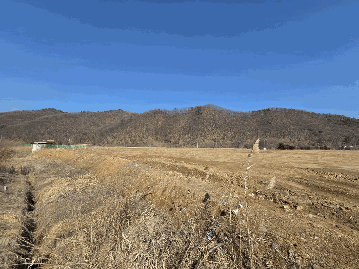 기호(1∼8) 토지 전경(남서측에서 촬영)