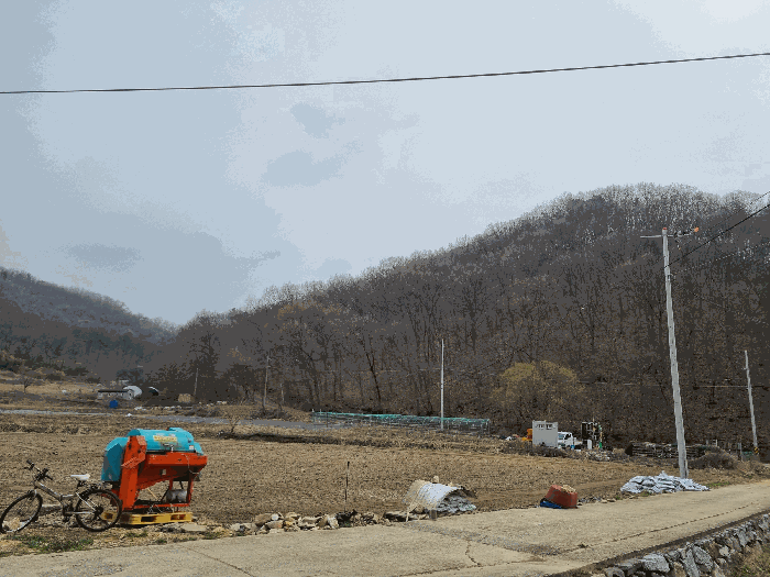 대상임야
(사진 중하단부 및 중앙 우측부 임야)