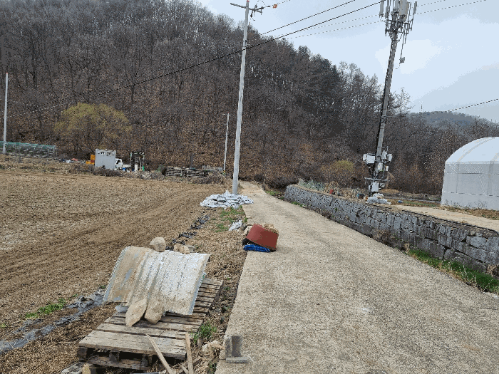 대상임야 진입로