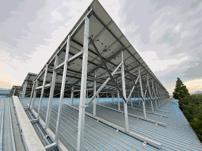 일련번호 1-가), 2-라) 지붕 타인소유 태양광 모듈 소재