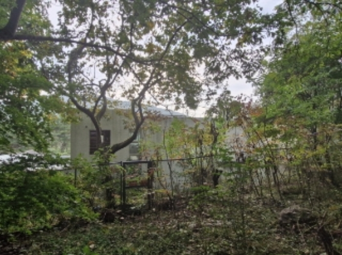 건물 전경 (야산쪽에서 본 전경)