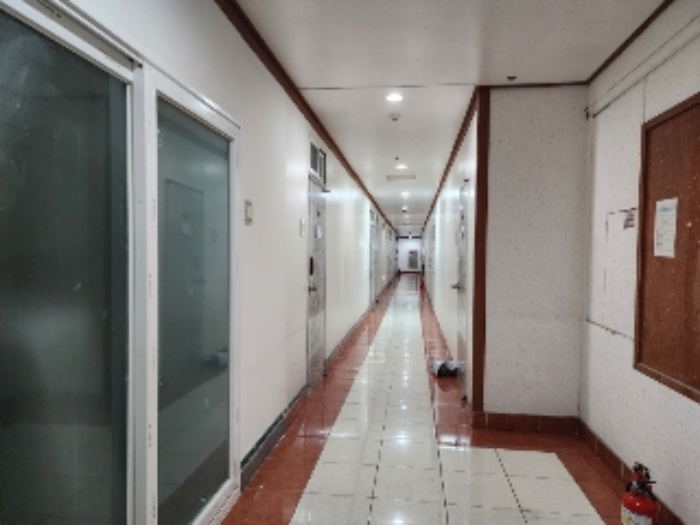 216호에서 229호 복도 전경