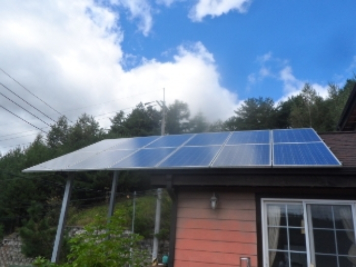 기호 2번과 일체형으로 사용중인 제시외 태양광발전시설