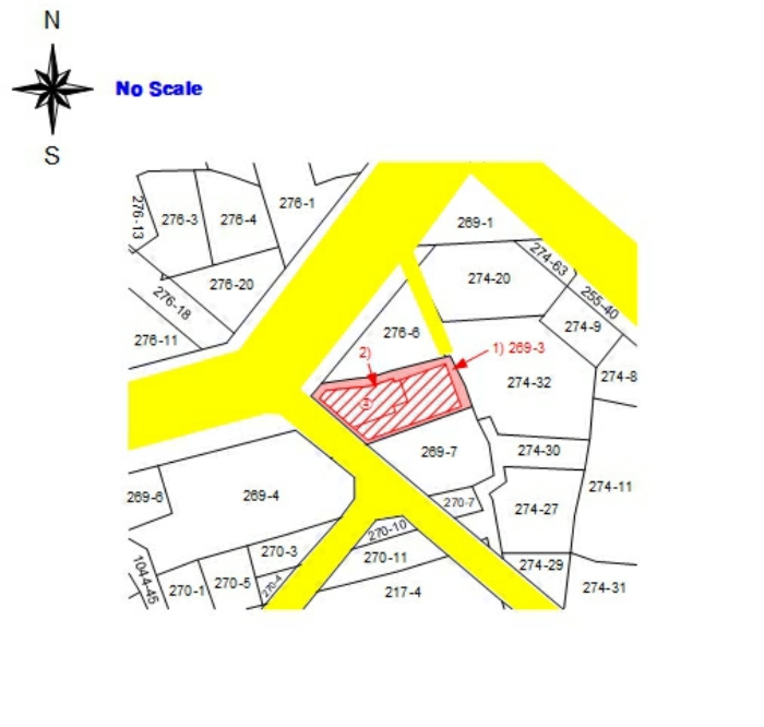 지 적 및 건 물 개 황 도