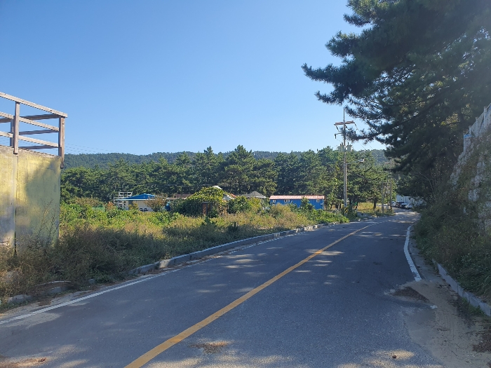 본건 남서측에서 촬영한 주변 전경