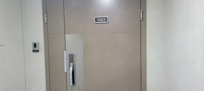 201동 1502호 부동산현황조사 안내문 사진