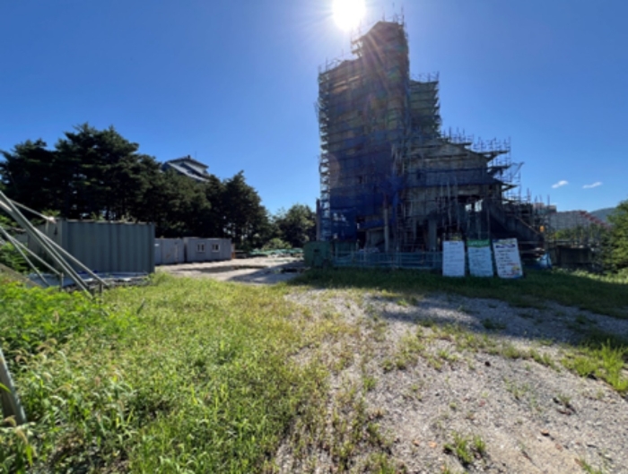 본건전경(북측에서 촬영)