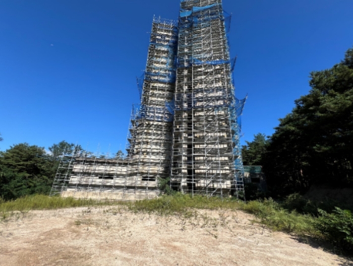 본건전경(남측에서 촬영)