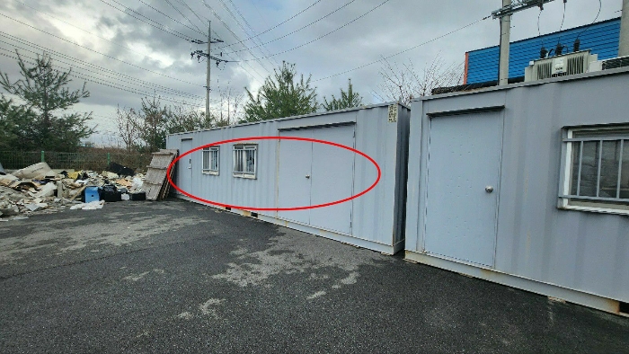 이동이 용이한 컨테이너박스 ㉣