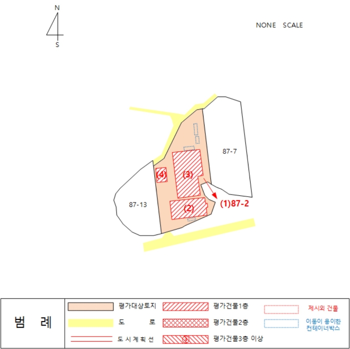 지적 및 건물개황도