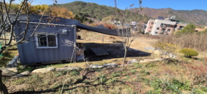 토지 전경도(제시외 컨테이너)