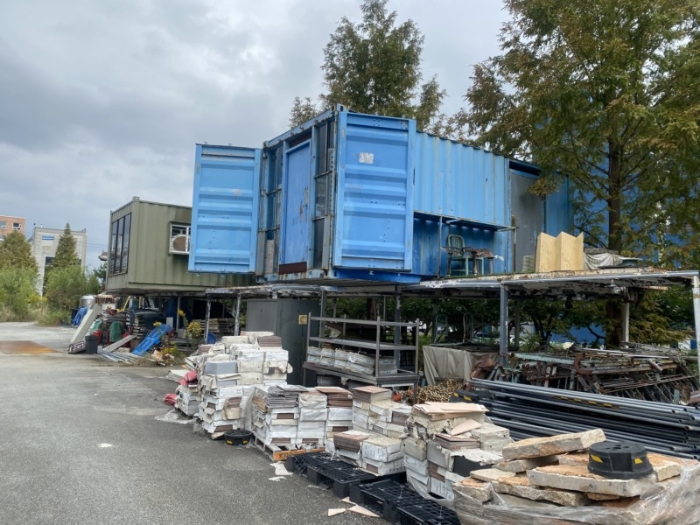 컨테이너, 건설자재