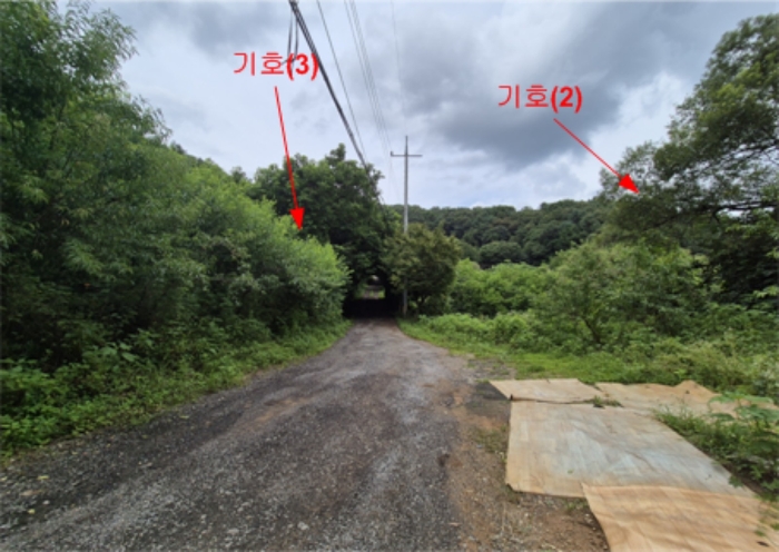 기호(2, 3) 및 도로부분