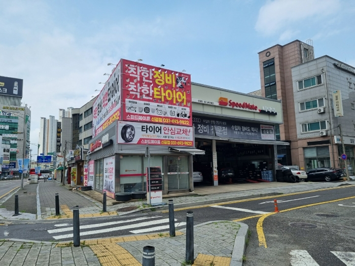 본건 기호(1,2) 동측에서 촬영