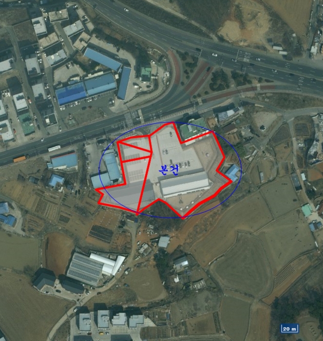 상세위치도(항공도면)