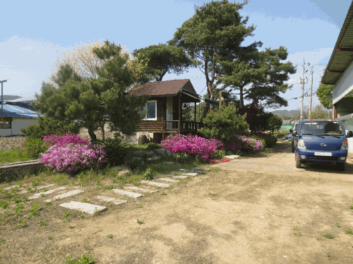 본건 지상의 조경수 및 조경석