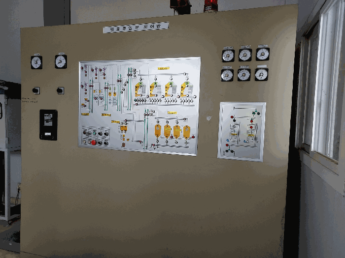 기호(3)내부 및 원료투입부제어반시설