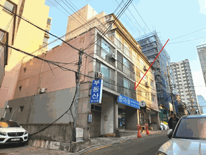 북서측에서 촬영